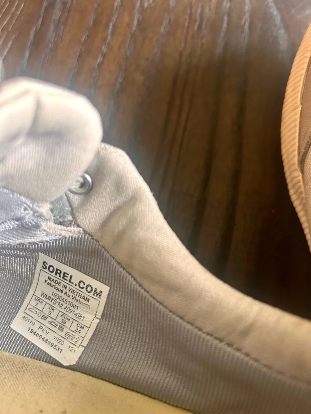 Sorel Out N About Waterproof Sneaker | Women’s 7 Canvas WP Stylish Casual Shoe - Picture 5 of 6